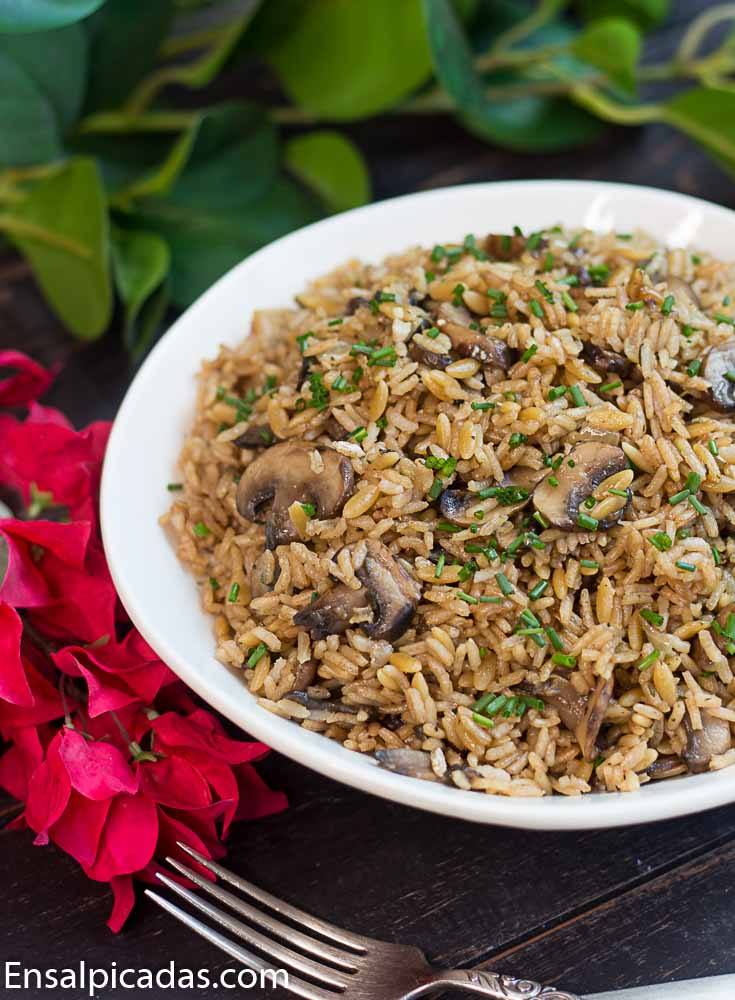Arroz Pilaf con Setas ENSALPICADAS