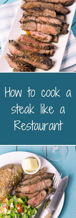 Instructions to cook steak like in a restaurant. Ensalpicadas with translator