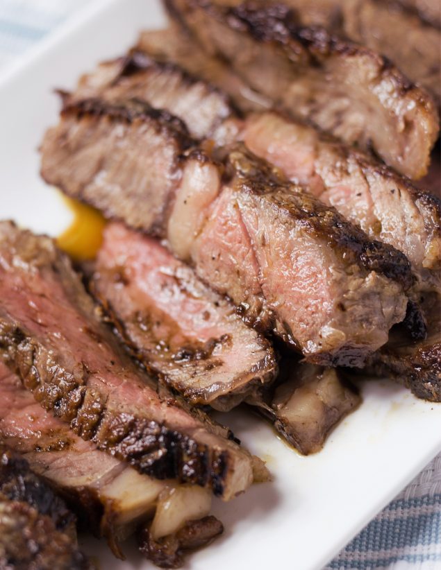 Metodo para cocinar un buen corte de carne.