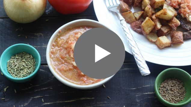 Video de la receta Chimichurri de Tomates y Especias