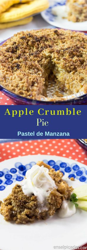 Receta de Pastel de Manzana - Apple Crumble Pie