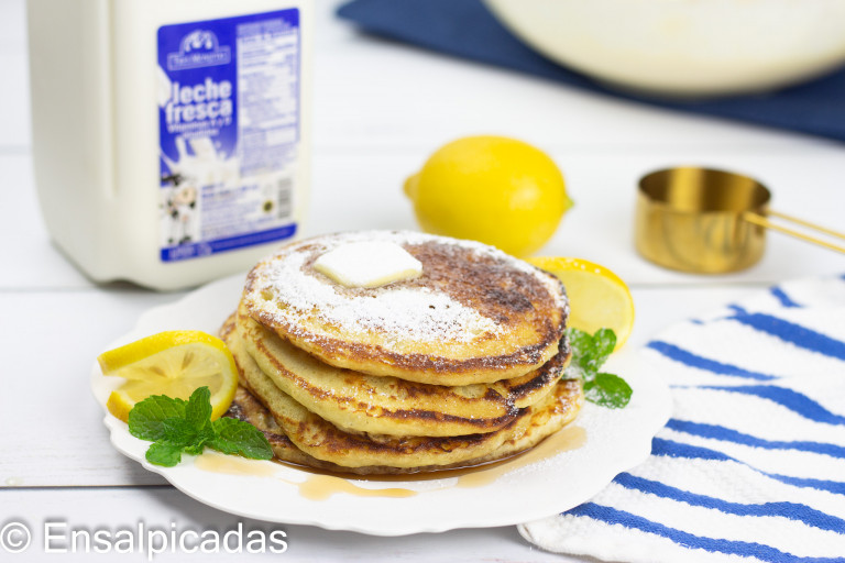 Receta de Pancakes de Ricotta y Limon