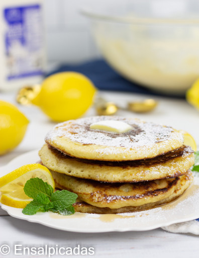 Receta de Pancakes de Limon y Ricotta fresco